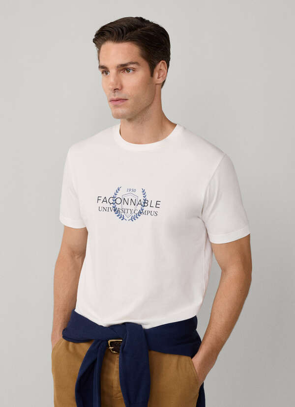 Regular Fit University Print T-Shirt