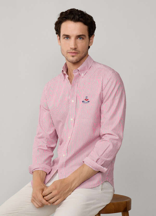 Regular Fit Bengal Stripe Pinpoint Shirt