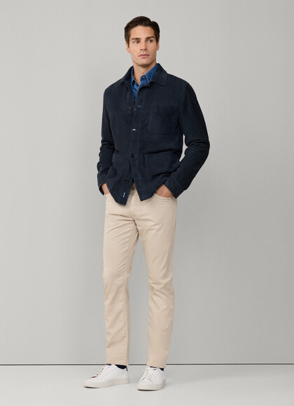 Regular Fit Garment Dyed Gabardine Trousers