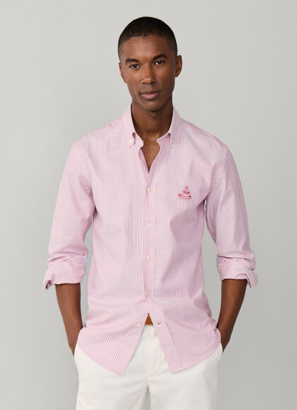 Regular Fit Bengal Striped Oxford Shirt