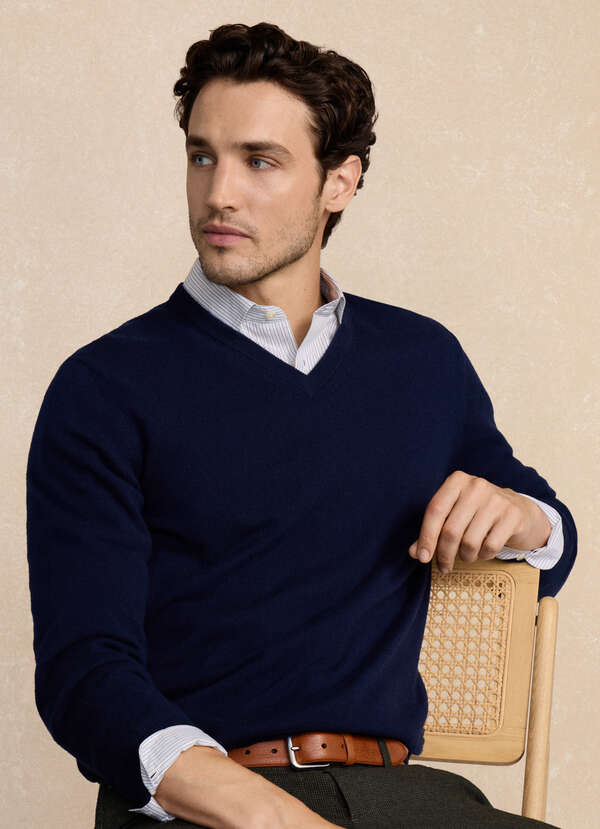 Cashmere V-Neck Jumper