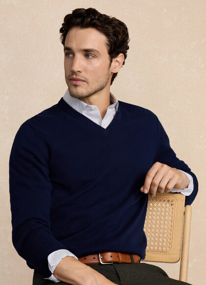Cashmere V-Neck Jumper