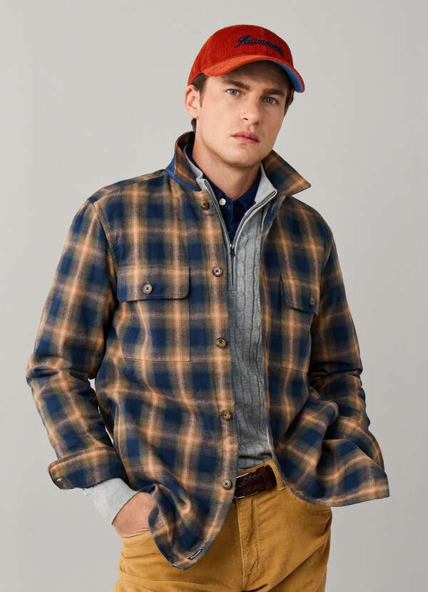 Stretch Cotton Corduroy Overshirt Stretch Cotton Corduroy Overshirt