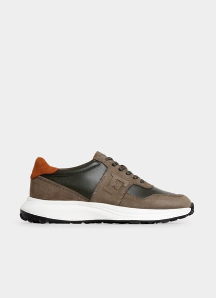 Nubuck Leather Runner Sneaker