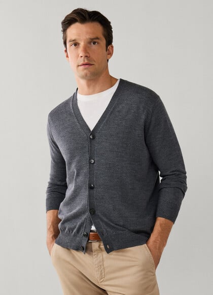 Merino Wool Cardigan