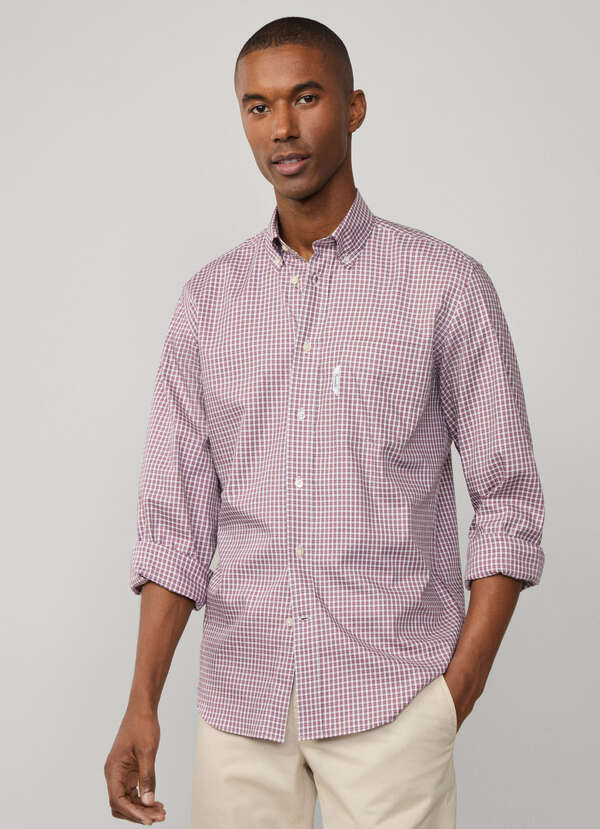 Regular Fit Check Twill Shirt