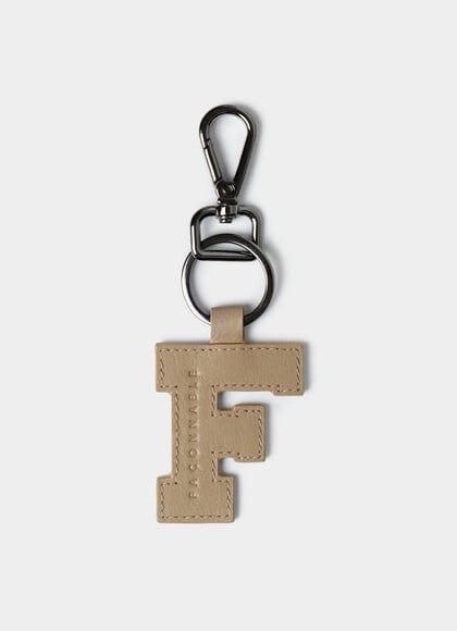 Branded F-Shaped Key Ring