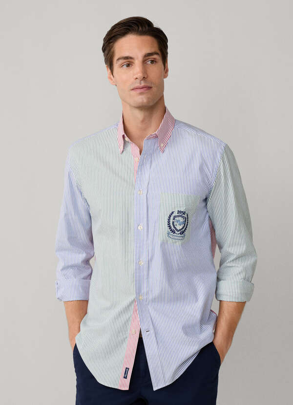 Regular Fit Bengal Striped Pinpoint Shirt