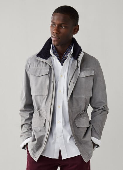 Suede Field Jacket