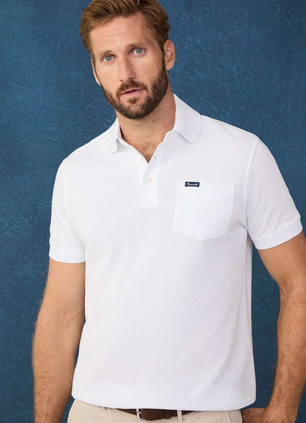 Regular Fit Front Pocket Polo Façonnable