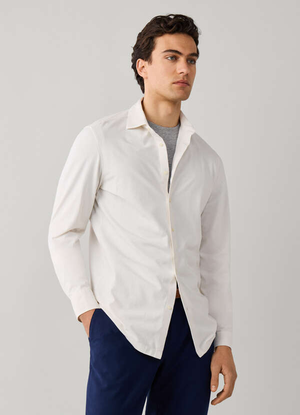 Regular Fit Stretch Jersey Shirt Regular Fit Stretch Jersey Shirt