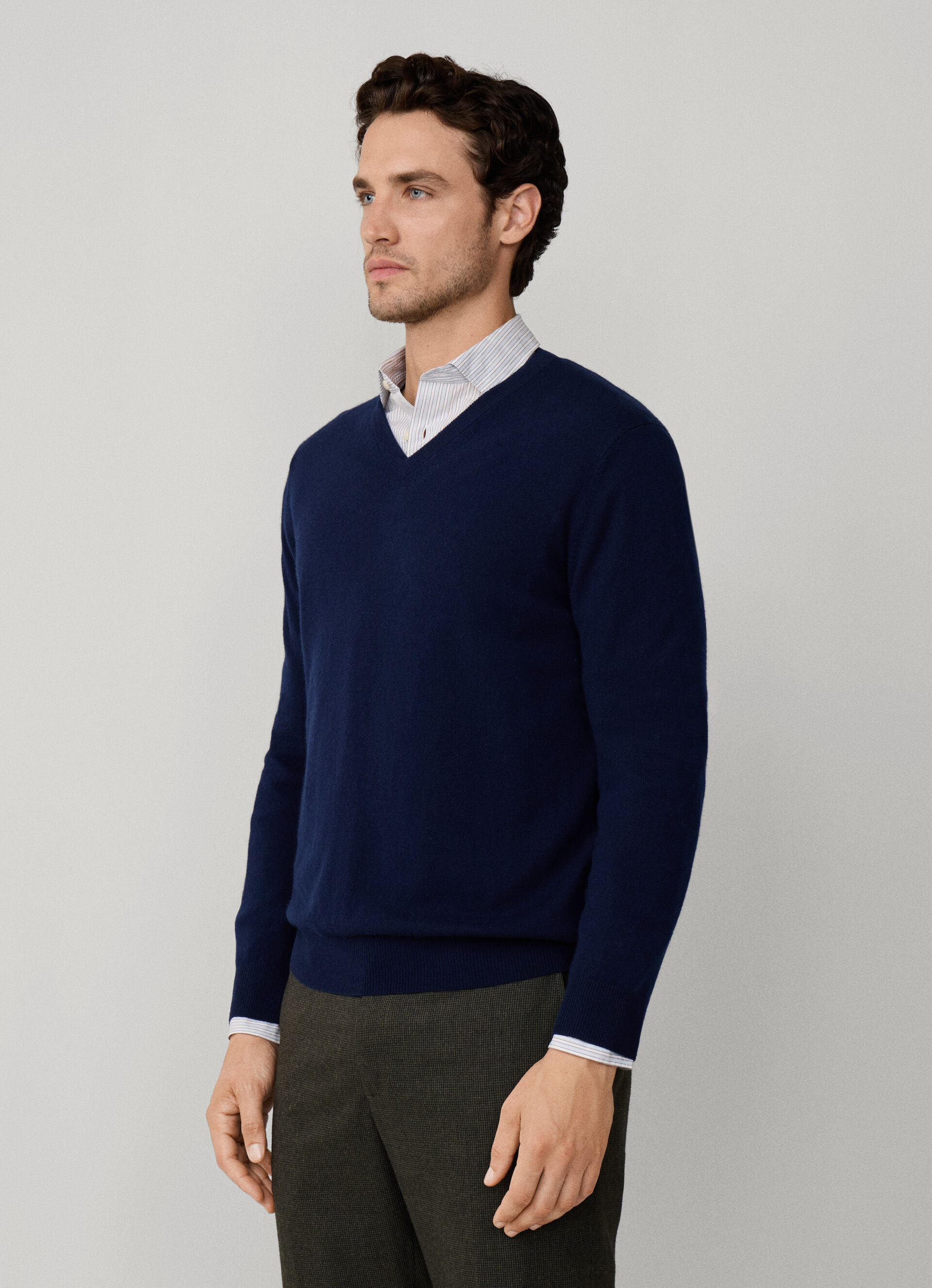 Cashmere V-Neck Jumper | Façonnable