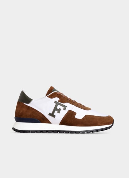 Suede Multi-colour Runner Sneaker
