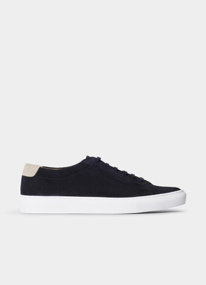 Two-Tone Suede Trainers