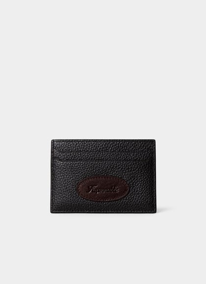 Bi-Texture Leather Cardholder
