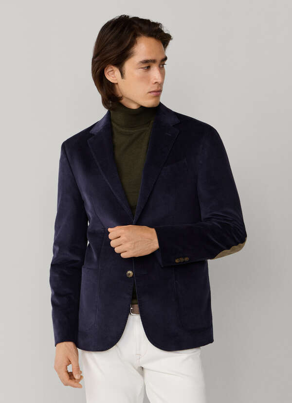 Pima Cotton Stretch Corduroy Blazer
