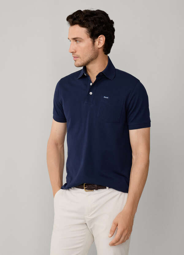 Regular Fit Short Sleeve Pocket Pima Polo