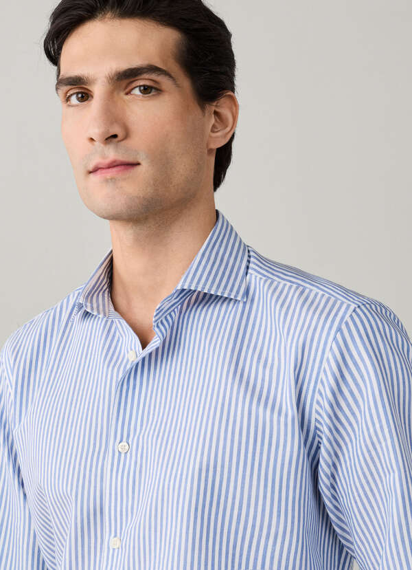 Regular Fit Bengal Stripe Twill Shirt
