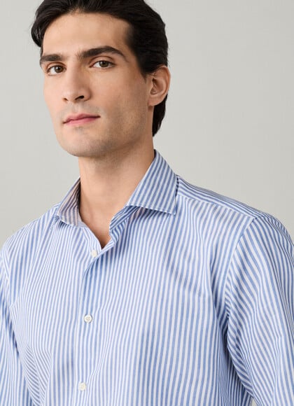 Regular Fit Bengal Stripe Twill Shirt