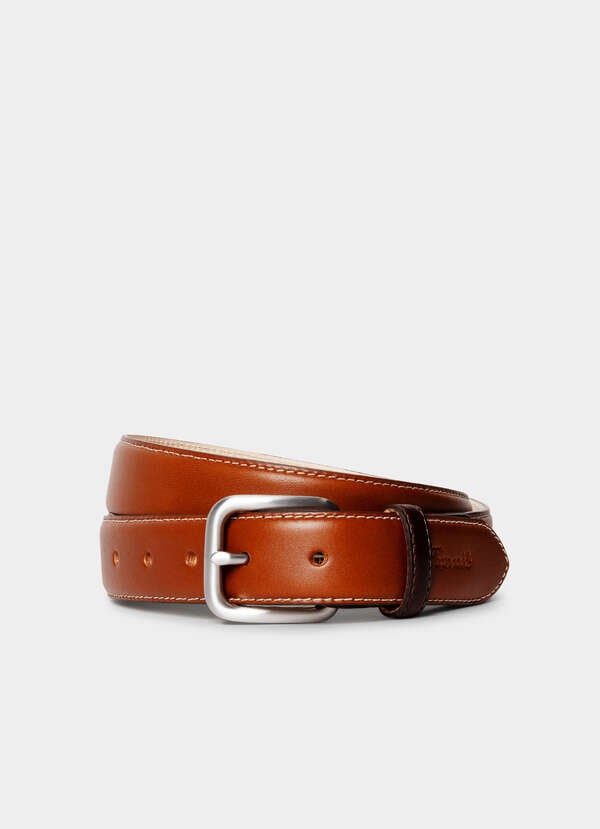 Burnished Leather Belt