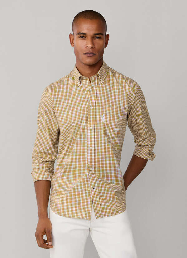 Regular Fit Check Twill Shirt