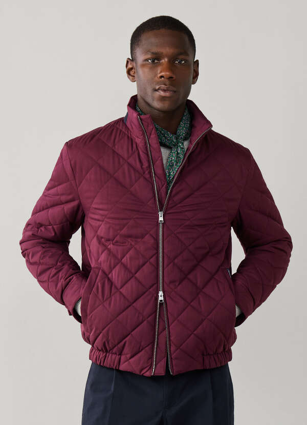 Quilted Blouson Jacket