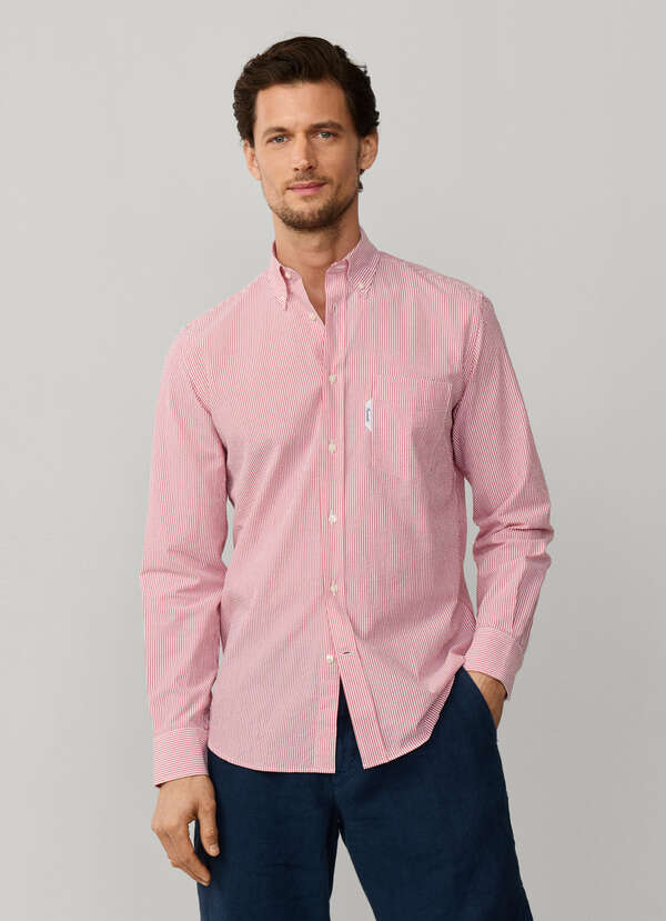 Regular Fit Seersucker Shirt