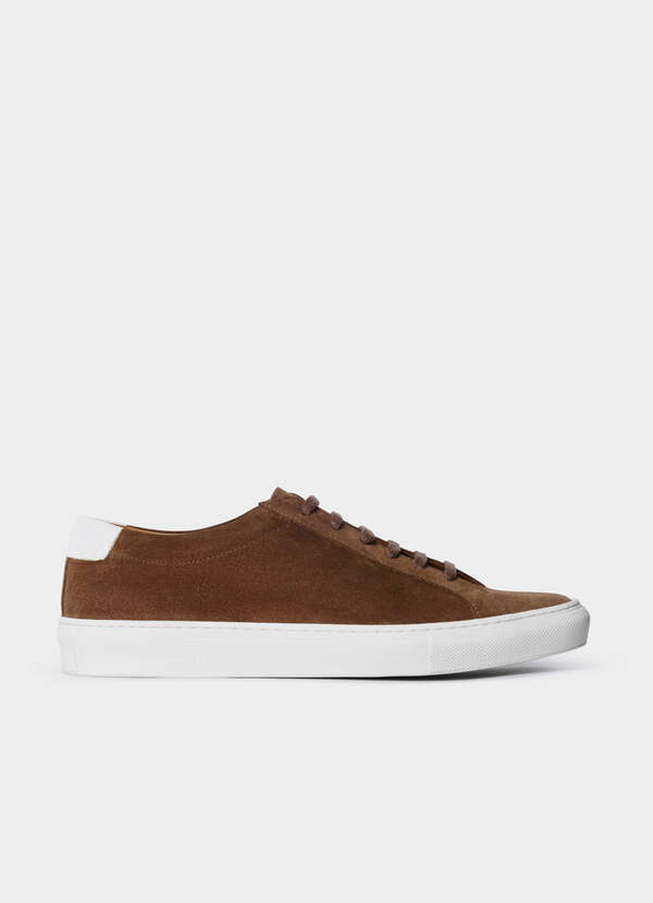 Two-Tone Suede Trainers
