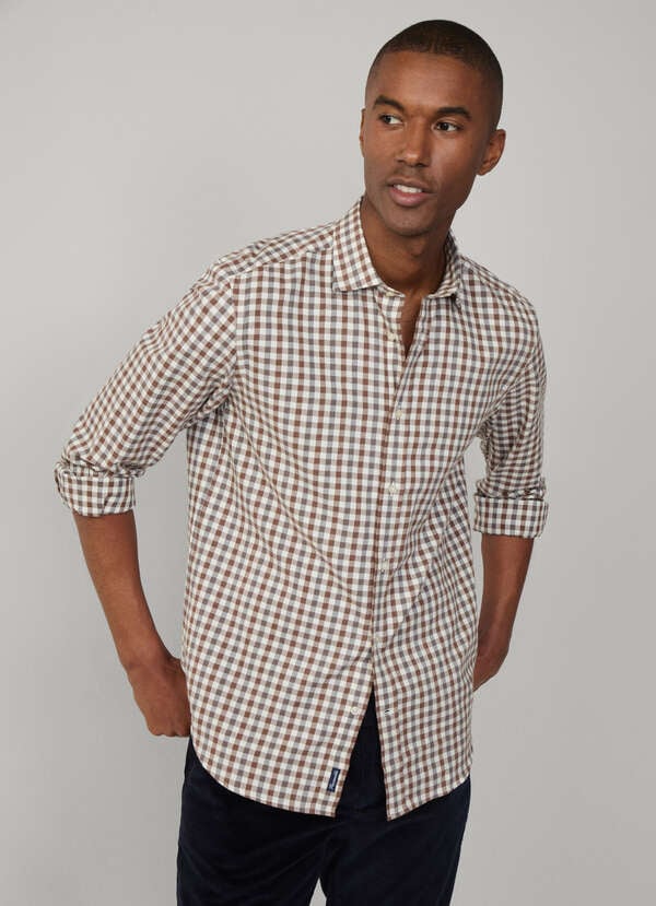 Regular Fit Gingham Flannel Shirt Regular Fit Gingham Flannel Shirt