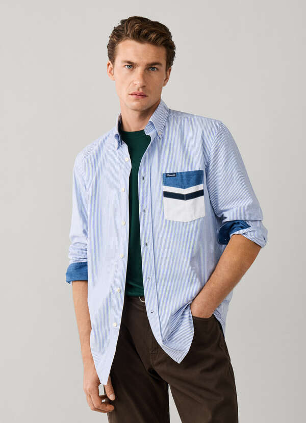 Regular Fit Archive Striped Oxford Shirt