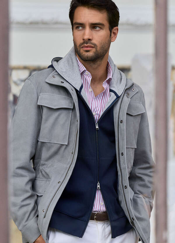 Suede Field Jacket