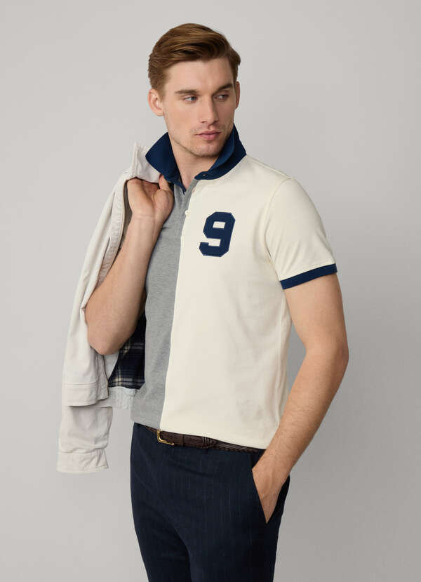 Regular Fit Short Sleeve Patch Rugby Polo