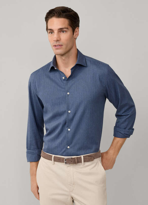 Regular Fit Herringbone Flannel Shirt Regular Fit Herringbone Flannel Shirt