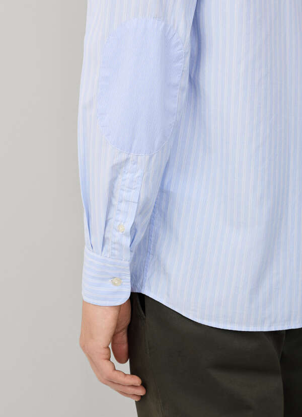 Chemise Réglementaire RAF Bleue – Taille 38/40, Neuve De Stock, France