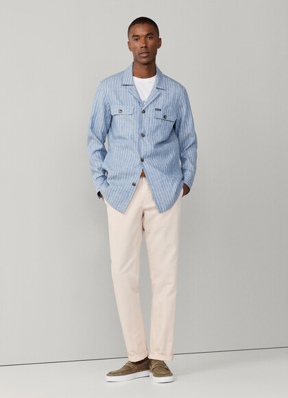 Regular Fit Cotton Linen Trousers