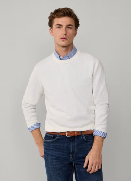 Wool-Cashmere Crew-Neck Sweat