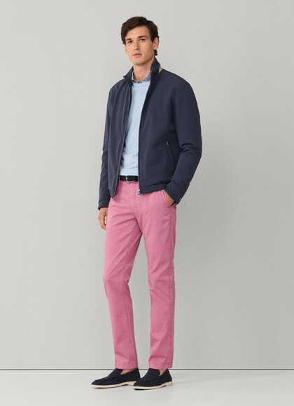 Regular Fit Cotton Textured Chino