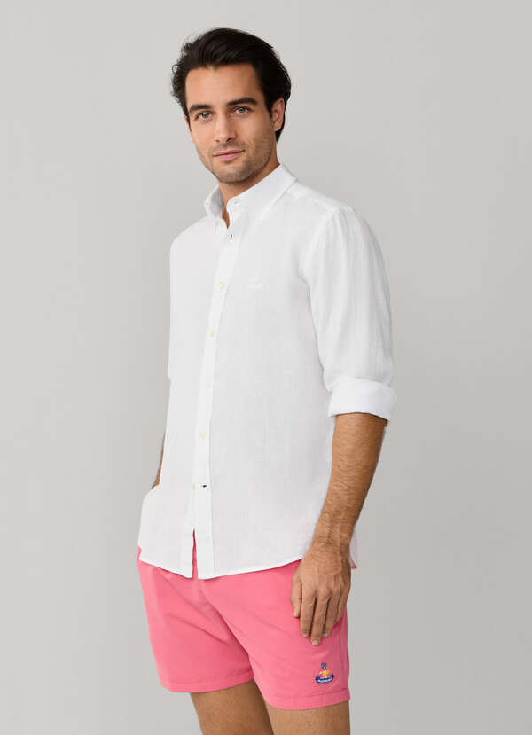 Solid Bird Logo Swim Shorts