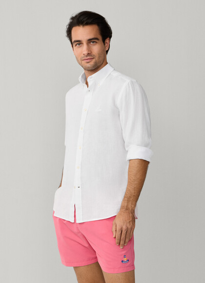 Solid Bird Logo Swim Shorts