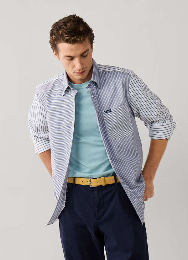 Regular Fit Multi Stripes Shirt Regular Fit Multi Stripes Shirt