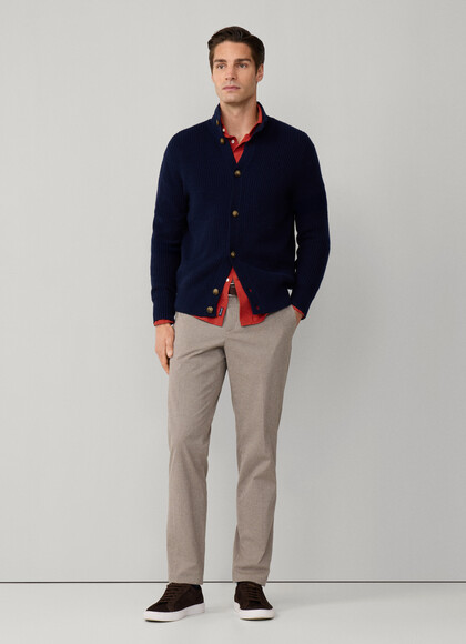 Regular Fit Prince of Wales Trousers