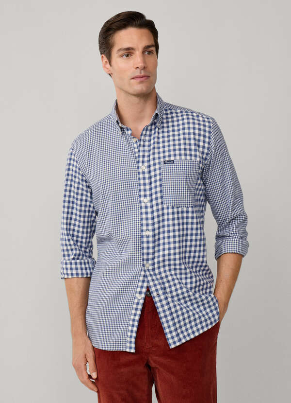 Regular Fit Multi Check Flannel Shirt