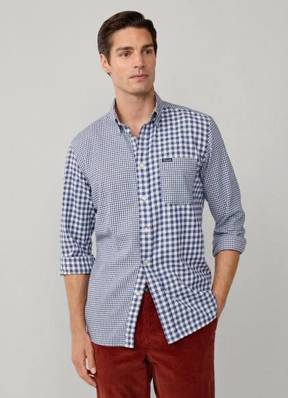 Regular Fit Multi Check Flannel Shirt