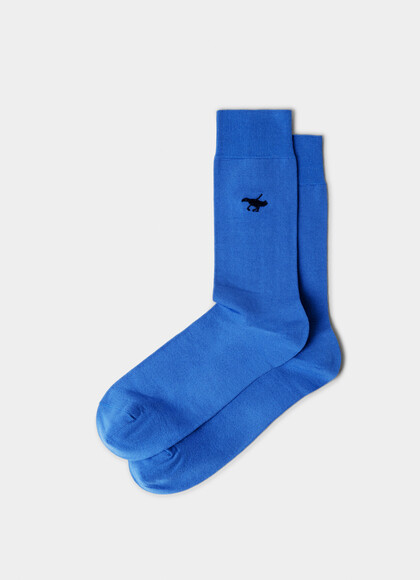 Solid Colour Logo Sock