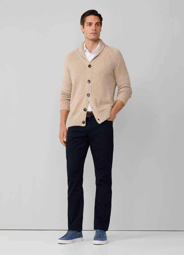 Regular Fit Garment Dyed Gabardine Trousers