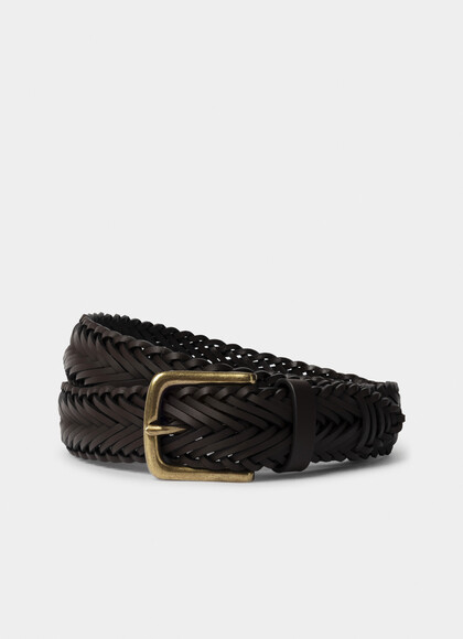 Braided Leather Belt