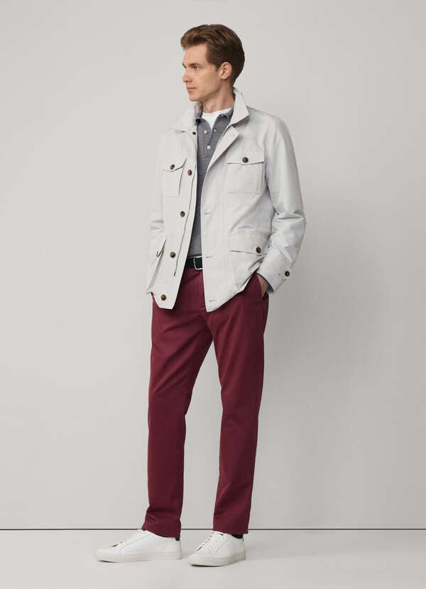 Regular Fit Brushed Cotton Chino