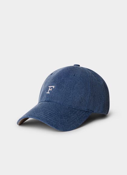 F Branded Washed Twill Cap