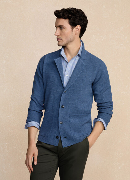 Merino Wool Knitted Blazer