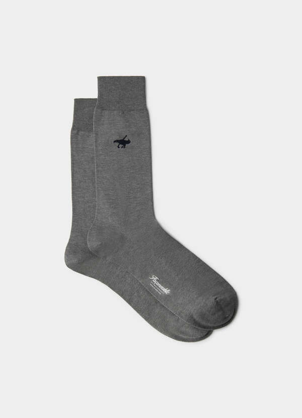 Solid Colour Logo Sock